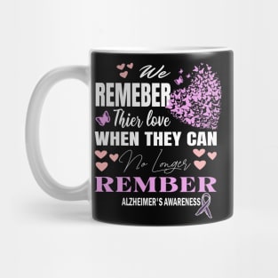 Alzheimer's Awareness Purple Ribbon Mom Dad Grandpa Mug